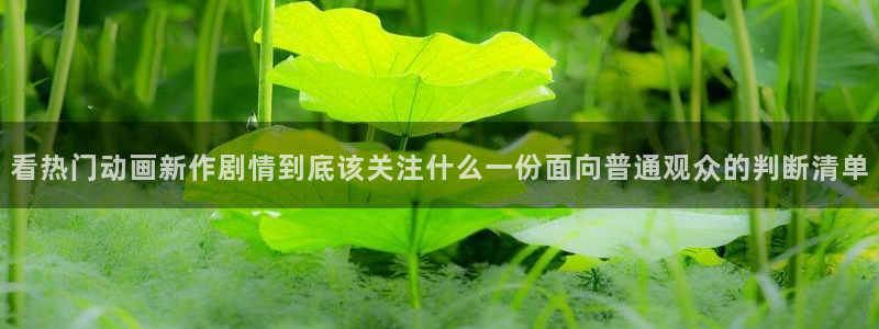 动漫天堂在线观看动漫：看热门动画新作剧情到底该关注什么一份面向普通观众的判断清单