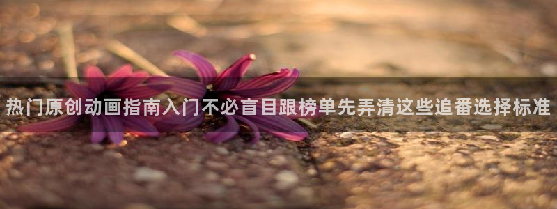 动漫天堂在线观看动漫：热门原创动画指南入门不必盲目跟榜单先弄清这些追番选择标准